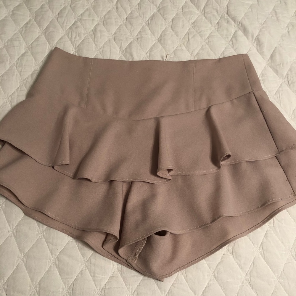 ruffle skort
